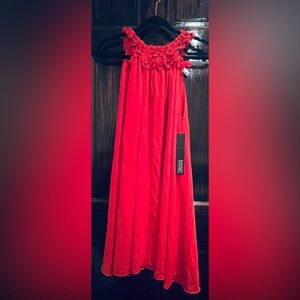 BADGLEY MISCHKA - Brand New Red Formal Dress – Size 4, Elegant & Feminine
